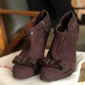 Ferragamo Suede booties